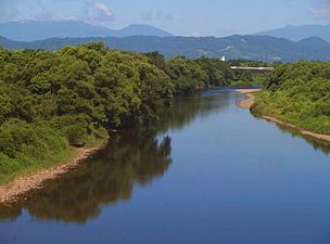 Shizukuishi-floden i Iwate