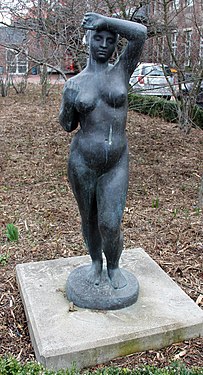 Bronze sculptor, Große Eva, 1950