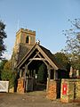 View of the lych gate