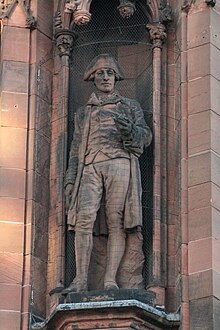 University of Edinburgh James Hutton Statue