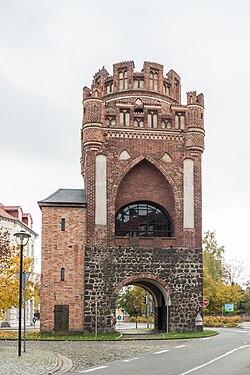 Ansicht des Torturms von Norden