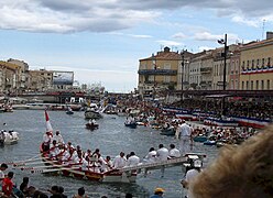 Joutes nautiques du Grand Prix de la Saint-Louis à Sète, en 2006.