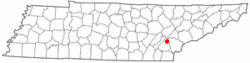 Location of Niota, Tennessee