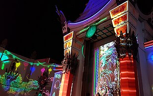 The Chinese Theatre at night