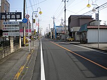 芳賀町祖母井付近 （県道61号との重複区間）