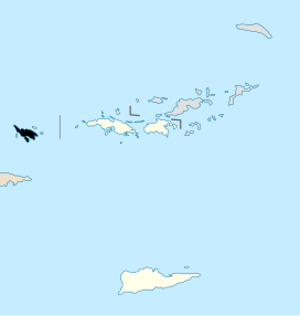 Bordeaux Mountain is located in the U.S. Virgin Islands