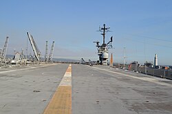 Flight deck and the island