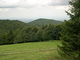 Le sommet vu depuis le Molkenrain