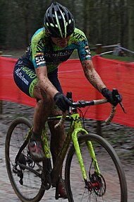 Borghesi en 2019 au Cyclo-cross de Namur.