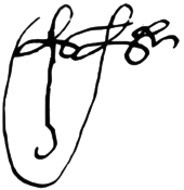 signature d'Anton Ier de Géorgie