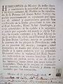 Bando del 16 de septiembre de 1808, en el cual se anuncia a la población de Nueva España la deposición del virrey Iturrigaray y el nombramiento de Pedro Garibay como sustituto.