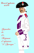 régiment d'Auvergne de 1779 à 1791