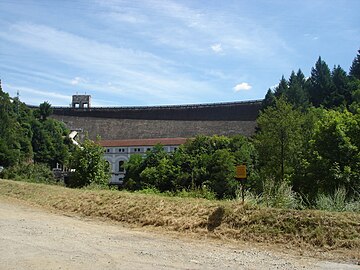 Le barrage en 2008.