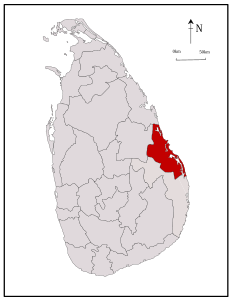 Distretto di Batticaloa – Localizzazione