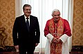 President Bronisław Komorowski with Pope Benedict XVI (2010)