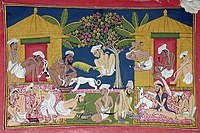 Bhang eaters from India c. 1790. Bhang is an edible preparation of cannabis native to the subcontinent. It has been used in food and drink as early as 1000 BCE by Hindus in ancient India.[3]