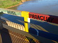 Border of Brazil and Paraguay in Ciudad del Este