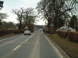 Ortseinfahrt aus südwestlicher Richtung