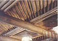 example of viga and latilla ceiling construction typically used in Northern New Mexico architecture