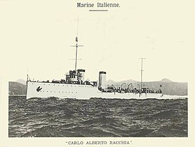 illustration de Carlo Alberto Racchia (destroyer)