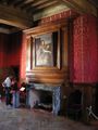 Vue de la chambre premier étage du château d'Azay-le-rideau