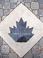 Francis Clergue's marker on the Walk of Fame.