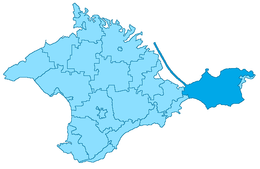 Distretto di Lenino Distretto di Lenine – Mappa