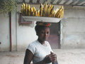 Image 11A woman carrying bananas. (from Culture of the Democratic Republic of the Congo)
