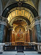 Vista de la capilla desde la nave