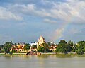 Temple on the banks of Ganges