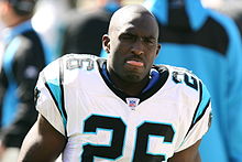 DeShaun Foster as an American football running back for the Carolina Panthers.