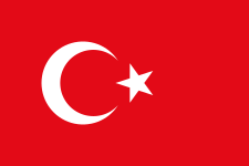 Drapeau de la Turquie.