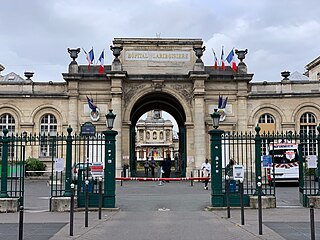 Entrée de l'hôpital.