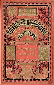 Reliure dite « à un éléphant », pour Les Naufragés du « Jonathan » (avant 1920).