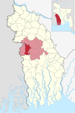 Location of Jhikargacha