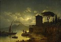 Neapelbukten i månsken (1861)
