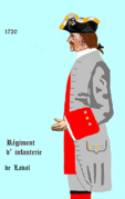 Uniforme de 1720 à 1734