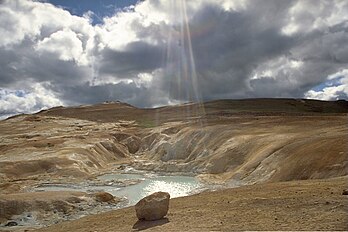 Source chaude sur le volcan Leirhnjúkur (Islande). (définition réelle 2 980 × 1 986*)