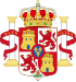 Description de l'image Lesser Royal Coat of Arms of Spain (1700-1868 and 1834-1930) Pillars of Hercules Variant.svg.