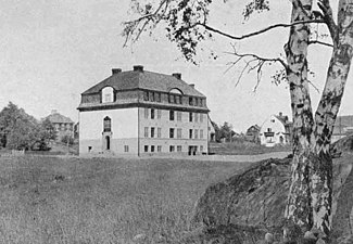 Det första skolhuset, 1914.