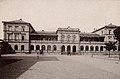 Historische Ansicht des Ludwigsbahnhofs am Steubenplatz (um 1875)