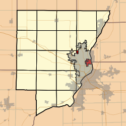 Location in Peoria County