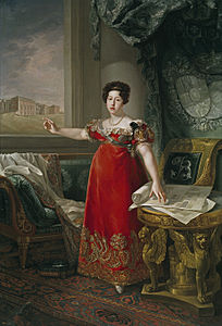 Maria Isabel of Braganza, by Bernardo López Piquer