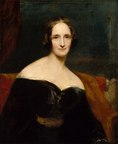 A portrait of Mary Shelley