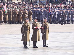 הטקס המרכזי בכיכר יוזף פילסודסקי בוורשה, 2012