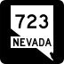 State Route 723 marker