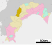 仁淀川町在高知县的位置