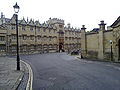 Looking towards Oriel College in Oriel Square, from King Edward Street.