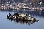 An island on a lake