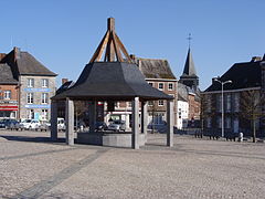 La place de Philippeville.